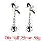 Heavy Nipple Clamp Clips Weight Slave Stimulator Metal Nipple Clips With Ball Weight Breast Bondage Restraint Sex Toy Woman