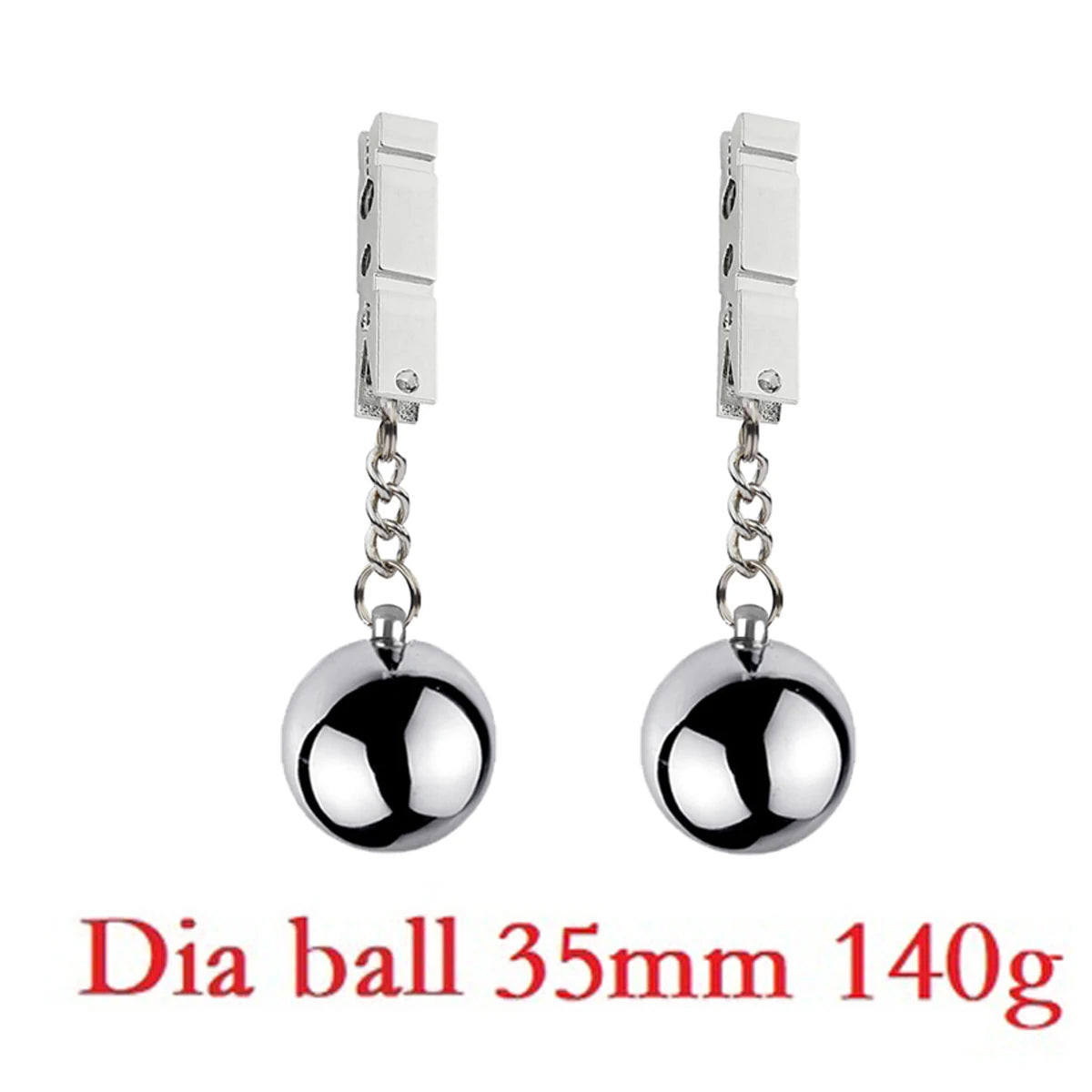 Heavy Nipple Clamp Clips Weight Slave Stimulator Metal Nipple Clips With Ball Weight Breast Bondage Restraint Sex Toy Woman