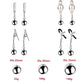 Heavy Nipple Clamp Clips Weight Slave Stimulator Metal Nipple Clips With Ball Weight Breast Bondage Restraint Sex Toy Woman