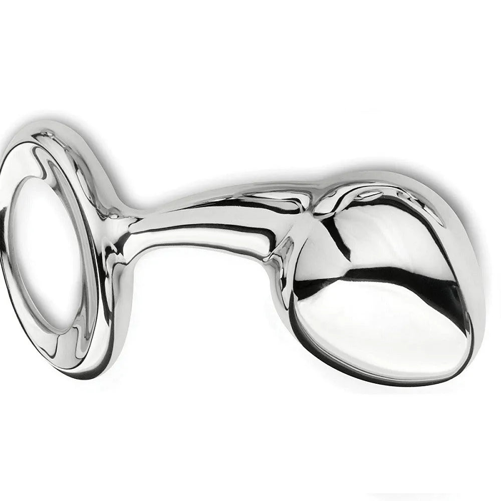 Heavy Stainless Steel Anal Ball Butt Plug Set Small Large Metal Anal Beads Butt Plug Pull Ring Insert Ass Vaginal Sex Toy dildo