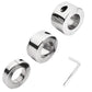 Heavy Stainless Steel Ball Weight Scrotum Stretcher Set Metal Penis Stretcher Cock Ring Lock Pendant Erection Male Sex Toy Man