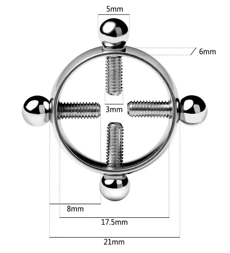 Heavy Weight Nipple Clamp Clips Slave Stimulator Female Metal Weight Nipple Breast Bondage Clips Restraint Sex Toy Woman