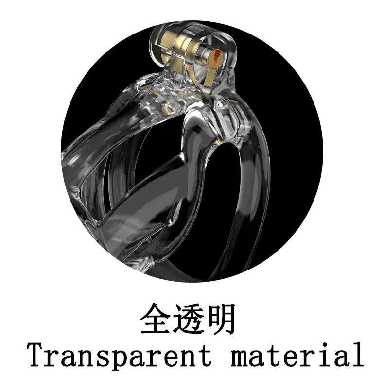 High Quality Clear Cobra Chastity Cage Penis Lock정조대Male Lightweight Cock Cage Devices Discreet Men Adult Goods Sex Toys For Man