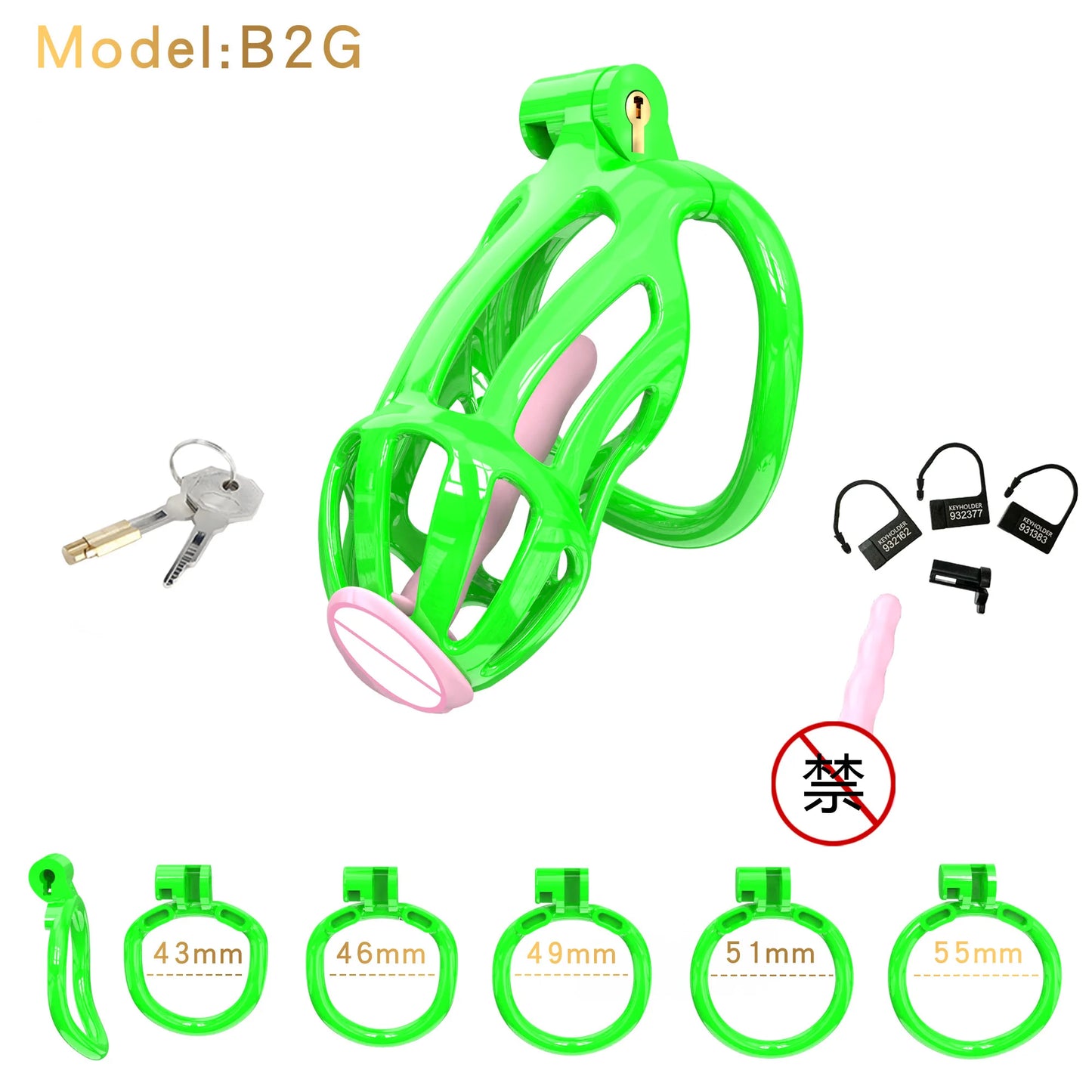 High Quality Cobra Chastity Cage Male Cock Cage with 5 Penis Rings BDSM Chastity Restraints Anti-Escape Chastity Locks Sex Toy18