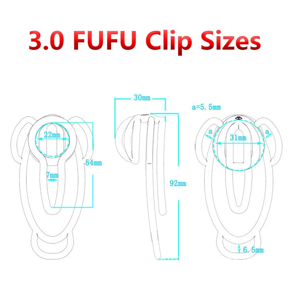 High Quality FUFU Clip Panty Chastity Belt Anti-Cheating Chastity Device Fake Bottom Cock Cage Mimic Female Pussy Adult Sex Toys