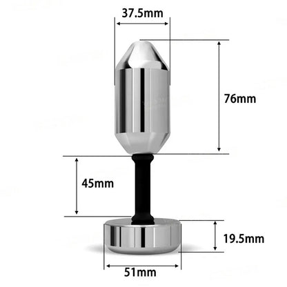 High Quality Heavy Stainless Steel Bullet Head Gravity Anal Ball Butt GXLOCK Store High Quality Heavy Stainless Steel Bullet Head Gravity Anal Ball Butt GXLOCK Store