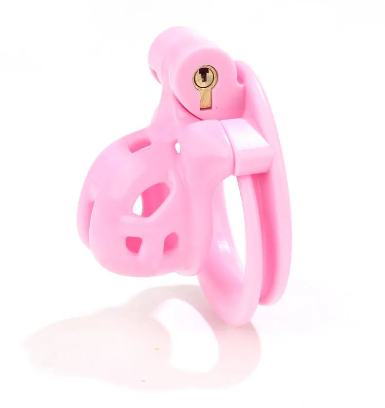 High Quality Pink Cobra Male Chastity Cage Sex Toys Discreet Sissy Femboy Chastity Cock Cage Device Penis Ring Men's Adult Goods