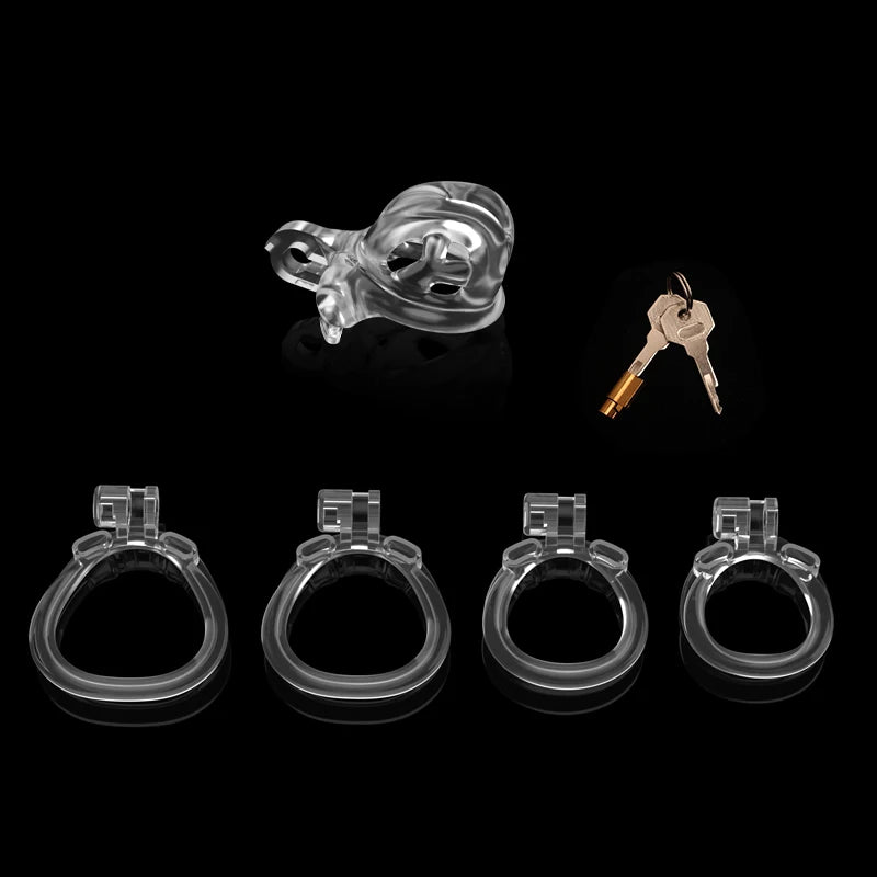 High Quality Pink Cobra Male Chastity Cage Sex Toys Discreet Sissy Femboy Chastity Cock Cage Device Penis Ring Men's Adult Goods