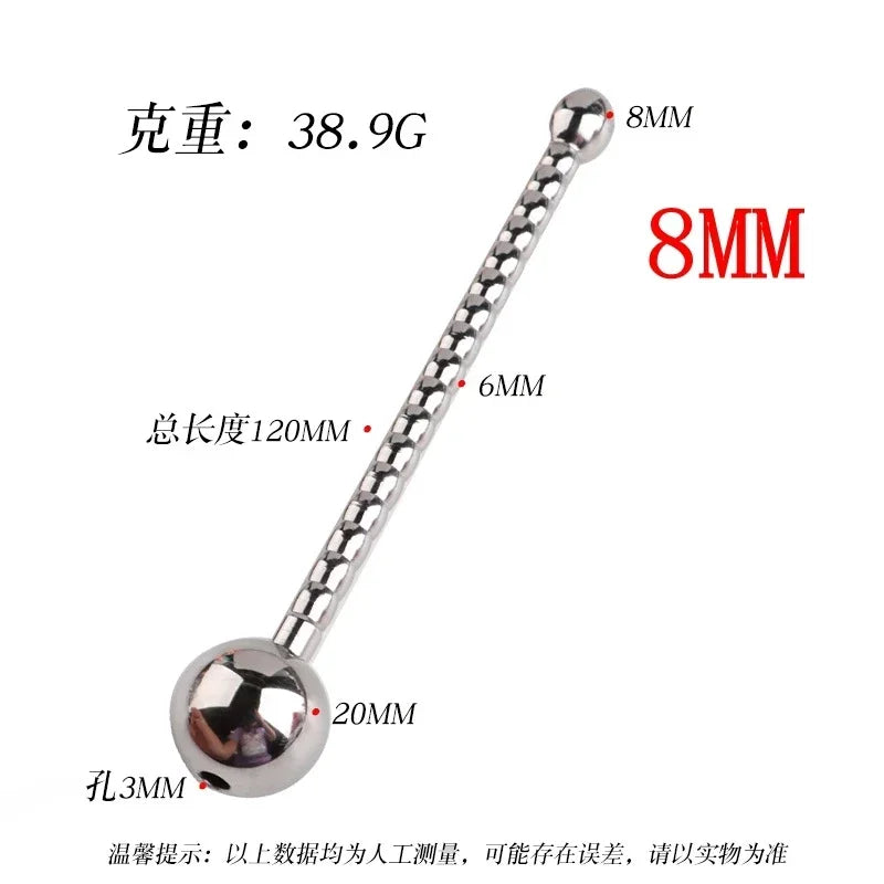 Hollow Urethral Plug Dilator Sounds Penis Plug Insert Sounding Rods Sex Toys For Men Masturbators Stimulate Cock Urethra Plug