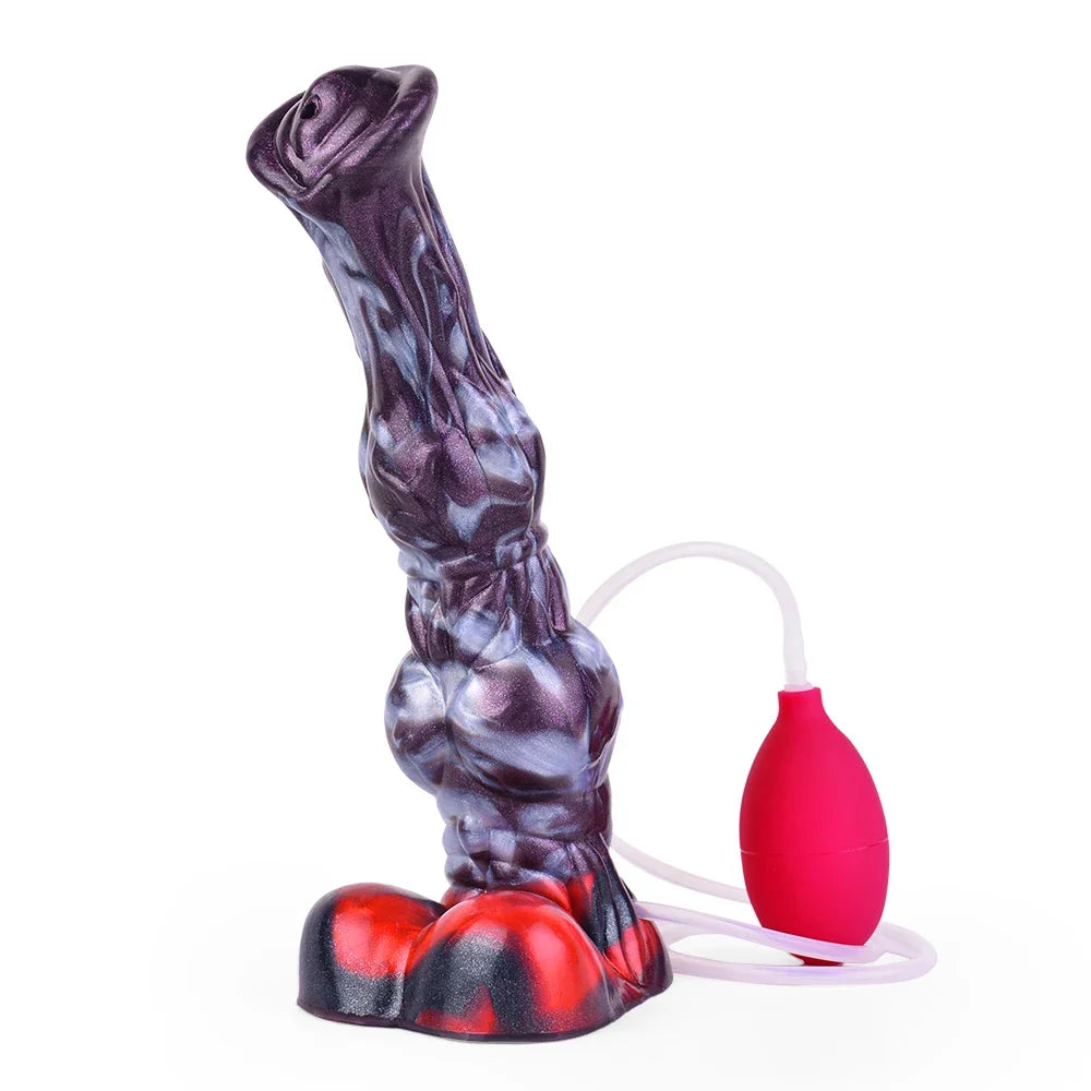 Horse Knot Ejaculation Dildo Anal buttplug Silicone Squirting Penis Multi Color Large Anal Plug Sex Toy For Women Men Anal dildo