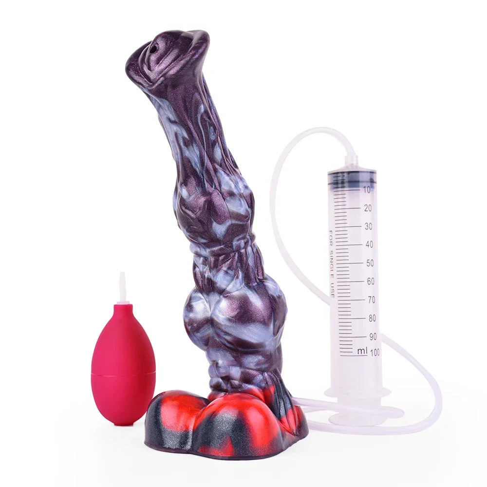 Horse Knot Ejaculation Dildo Anal buttplug Silicone Squirting Penis Multi Color Large Anal Plug Sex Toy For Women Men Anal dildo