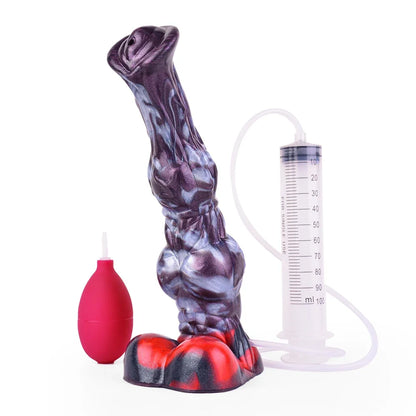 Horse Knot Ejaculation Dildo Anal buttplug Silicone Squirting Penis Multi Color Large Anal Plug Sex Toy For Women Men Anal dildo