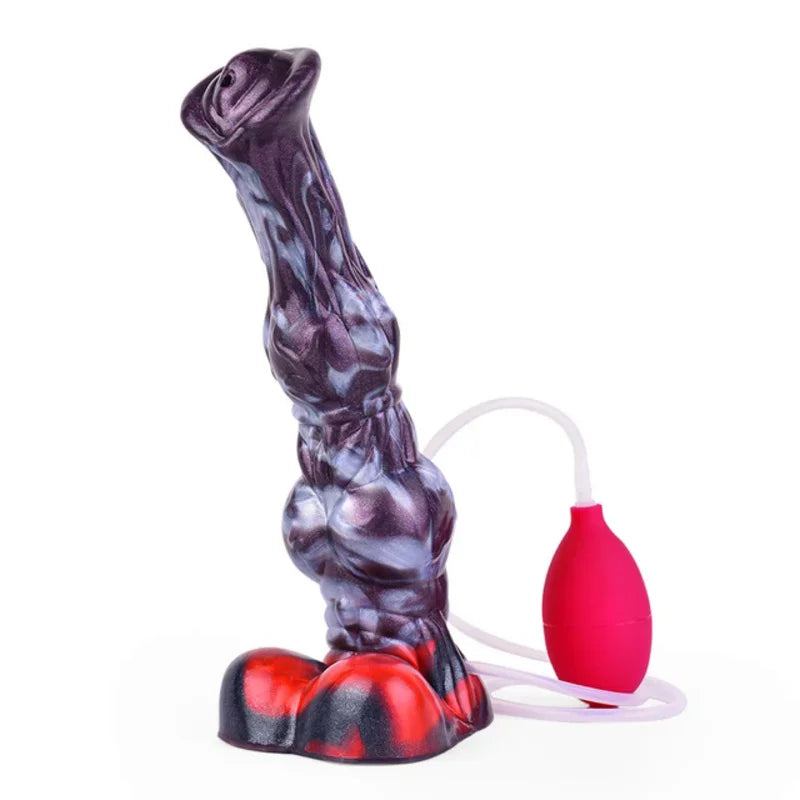 Horse Knot Ejaculation Dildo Anal buttplug Silicone Squirting Penis Multi Color Large Anal Plug Sex Toy For Women Men Anal dildo