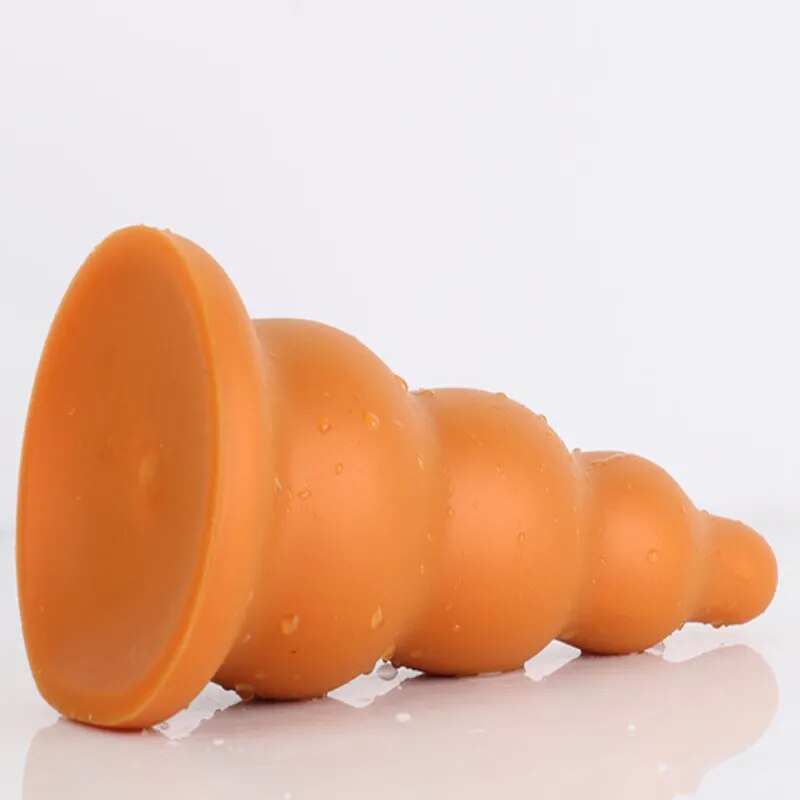 Hot Selling Anal Dildo Sex Toys Women Men Fist Strap On Masturbators Vaginal Anus Dilator Big Butt Plug Pull Bead With Suction