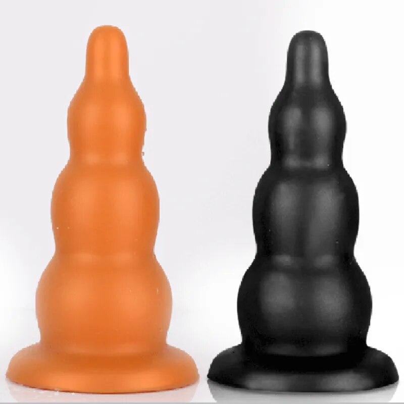 Hot Selling Anal Dildo Sex Toys Women Men Fist Strap On Masturbators Vaginal Anus Dilator Big Butt Plug Pull Bead With Suction