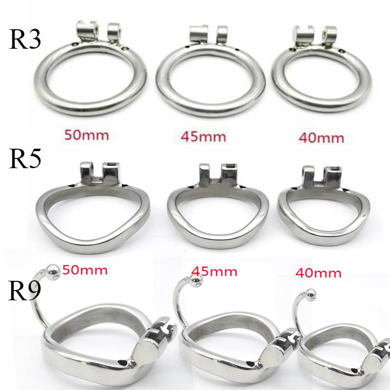 HotX Stainless Steel Metal Chastity Cage Accessories Only Penis Ring for The Male Chastity Device Vent Hole Cock Cage Sex Toys