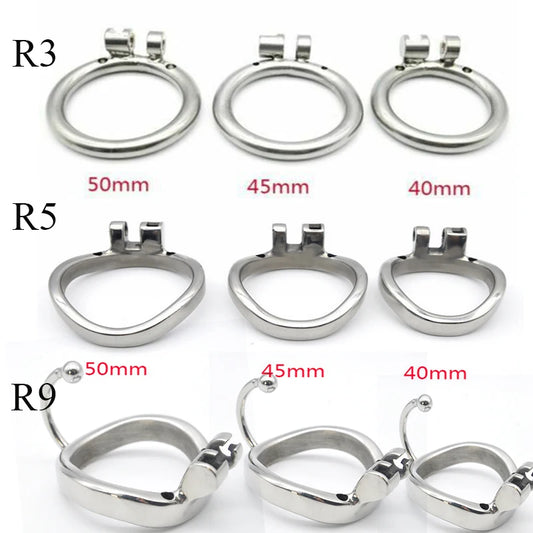 HotX Stainless Steel Metal Chastity Cage Accessories Only Penis Ring for The Male Chastity Device Vent Hole Cock Cage Sex Toys