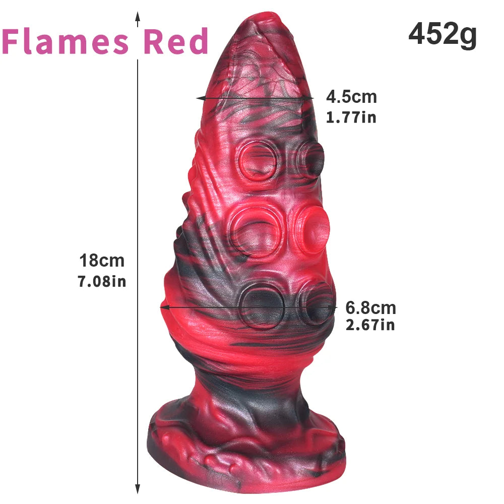 Huge Anal Plug Adult Sex Toys Octopus Dildo Anus Expander Silicone buttplug Vaginal Anus Butt Plug With Strong Suction Cup