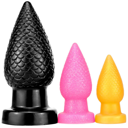 Pinecone Huge Anal Plug Soft Anal Expansion