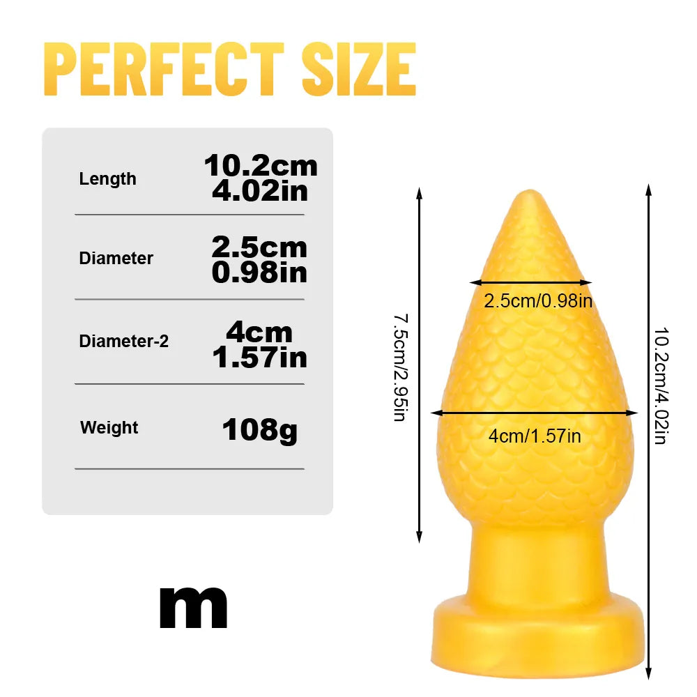Pinecone Huge Anal Plug Soft Anal Expansion GXLOCK Store Pinecone Huge Anal Plug Soft Anal Expansion GXLOCK Store