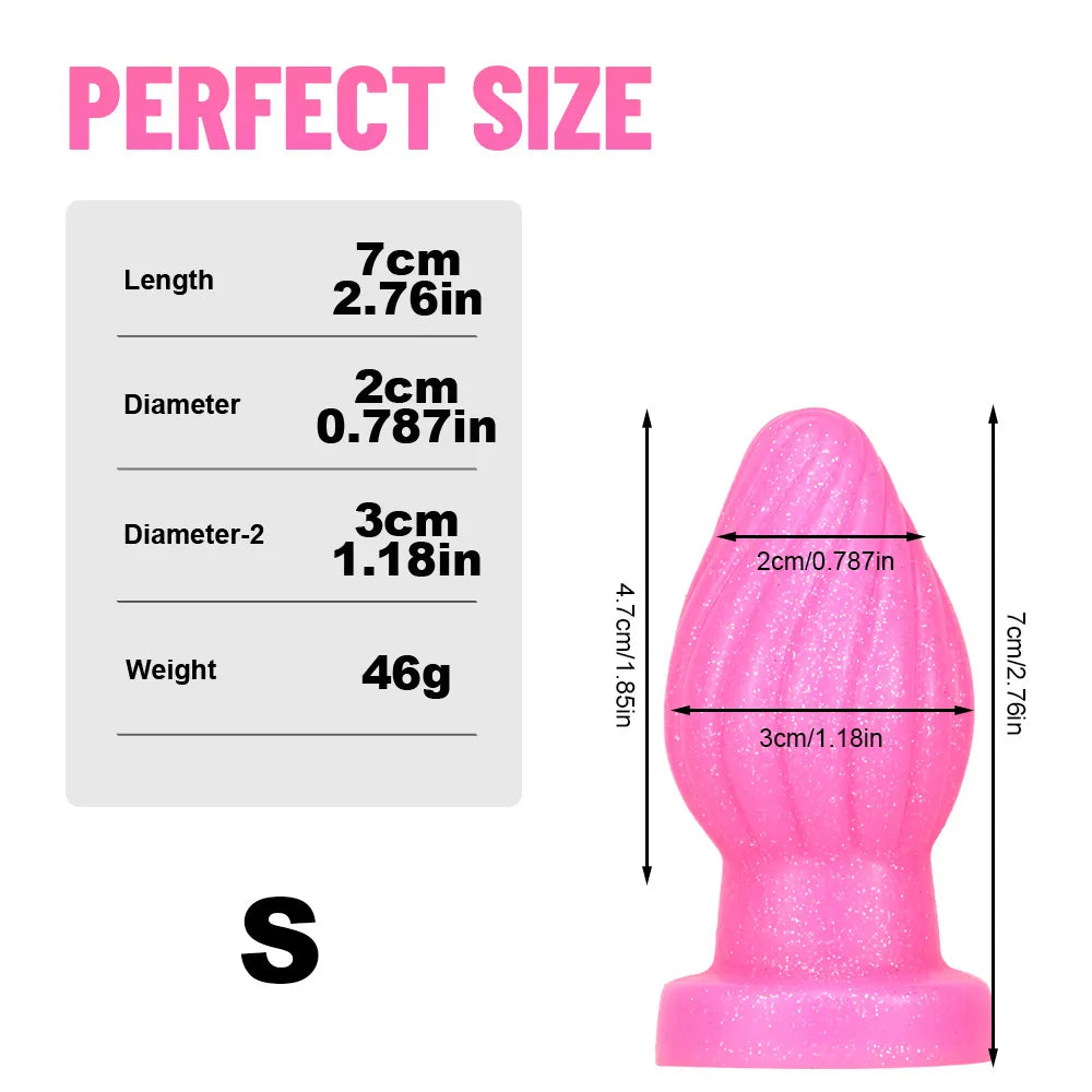 Huge Anal Plug Thread Butt Plug Big Soft Anal Expansion Adult Toys Prostate Massage Anal Toy Silicone Buttplug Adult Toys