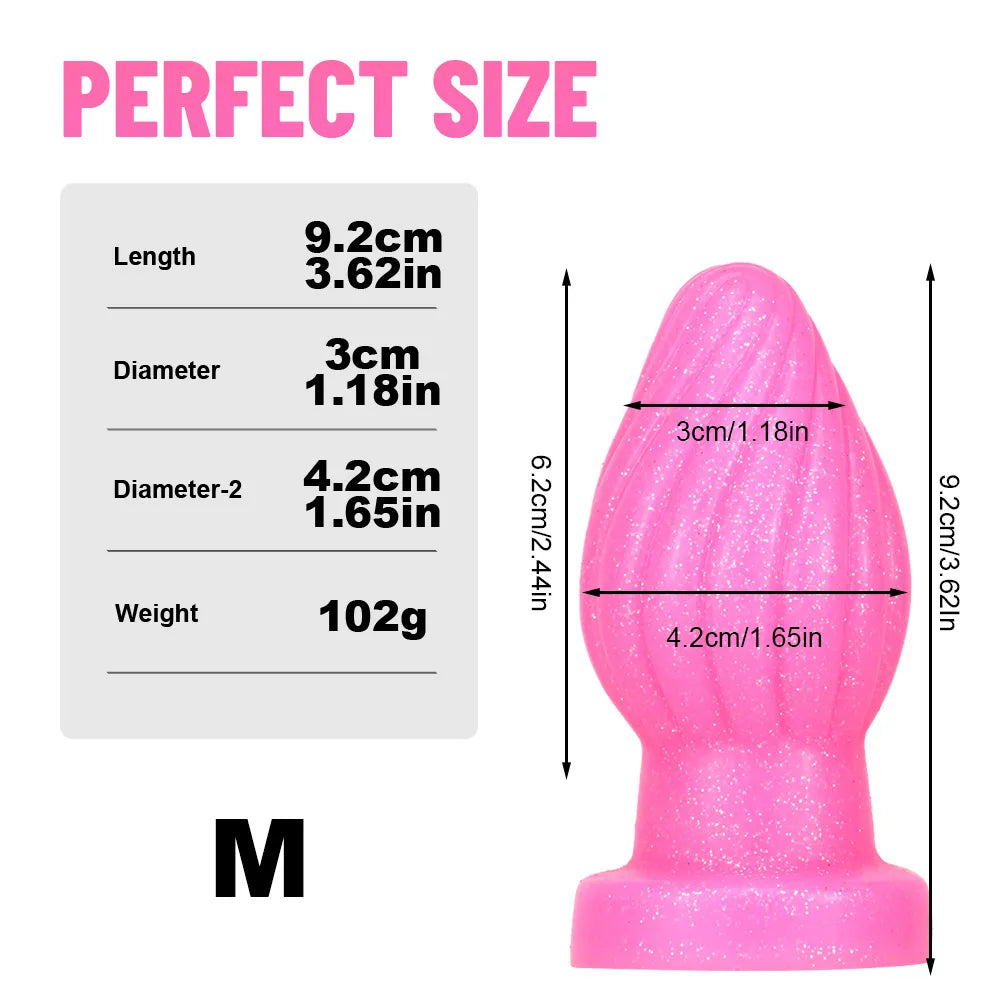 Huge Anal Plug Thread Butt Plug Big Soft Anal Expansion Adult Toys Prostate Massage Anal Toy Silicone Buttplug Adult Toys