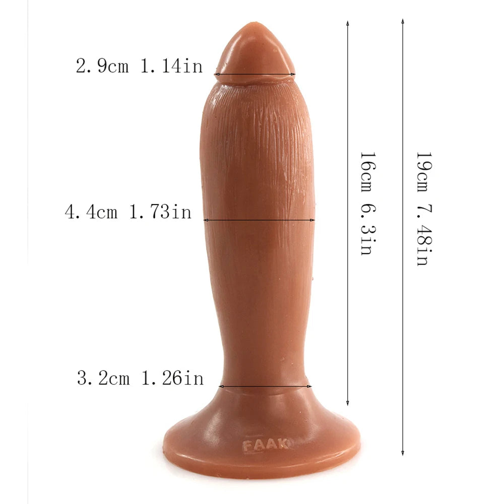 Huge Anal Sex toys Butt Plug Soft Dildo With Suction Cup Male Prostate Massage Anal dilation Stimulator For Women Men Gay Sextoy