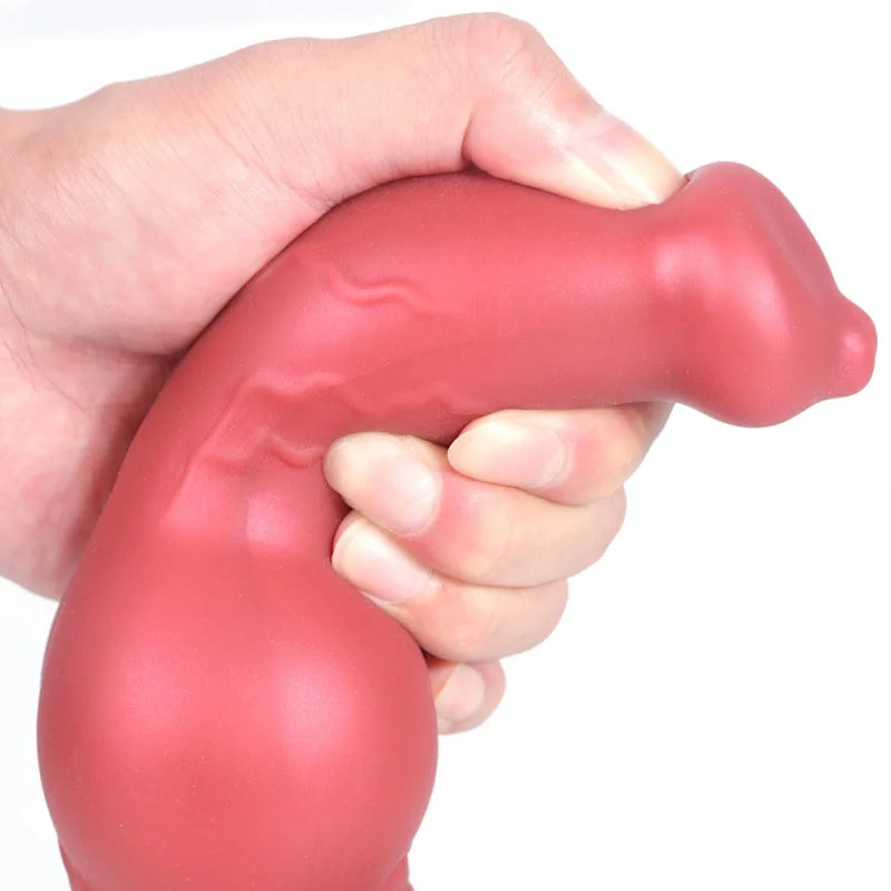 Huge Animal Dildo Sexy Toys for Men Women Silicone Anal Plug Penis Realistic Dog Knot Dildos Female Masturbator Adult Products