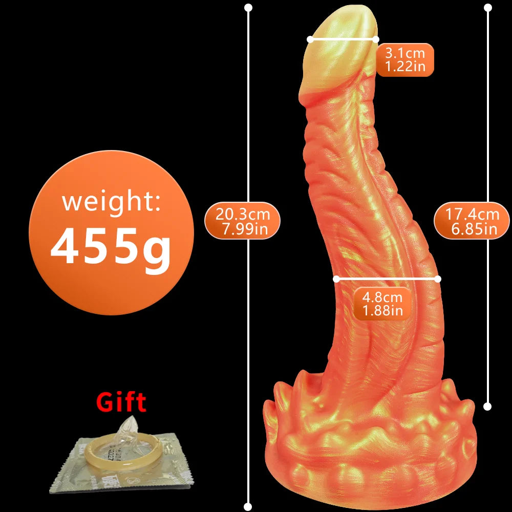 Huge Animal Dildo Sexy Toys for Men Women Silicone Anal Plug Penis Realistic Dog Knot Dildos Female Masturbator Adult Products