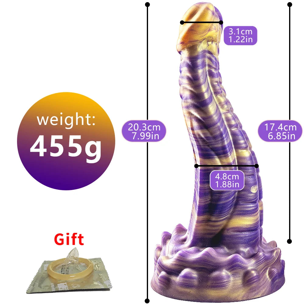 Huge Animal Dildo Sexy Toys for Men Women Silicone Anal Plug Penis Realistic Dog Knot Dildos Female Masturbator Adult Products