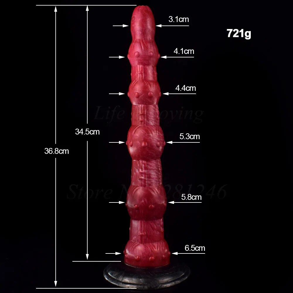 Huge Animal Realistic Penis Large Anal Dildo Silicone Long Butt Plug W –  GXLOCK Store