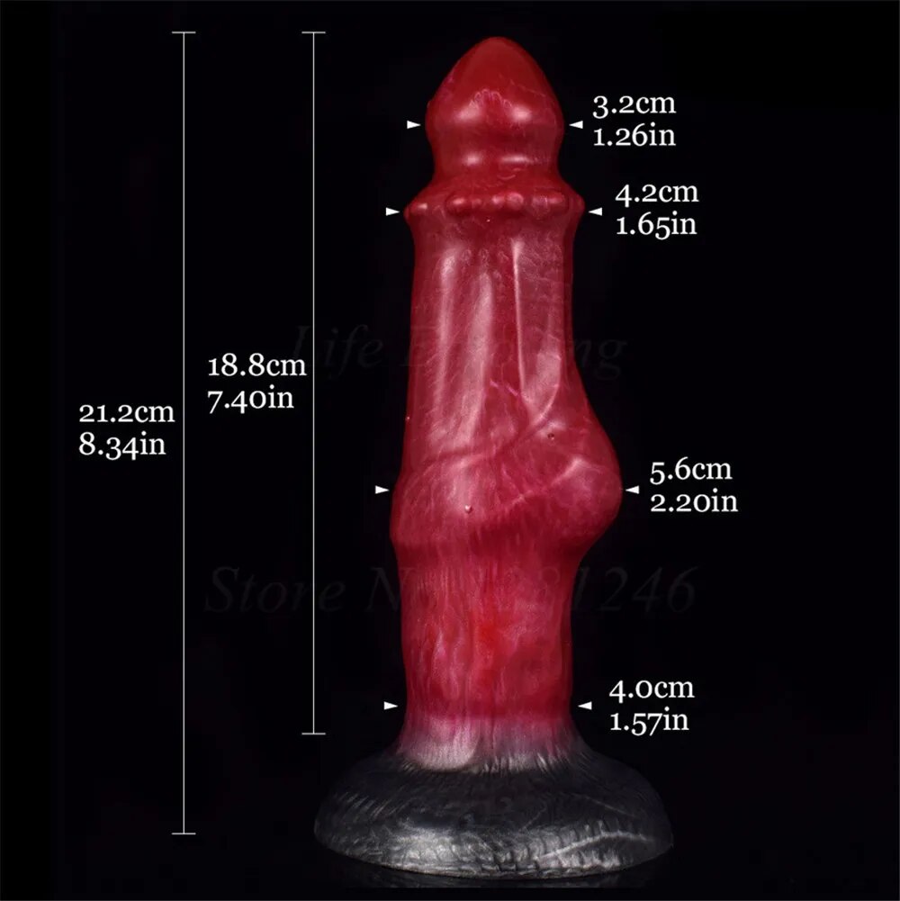 Huge Animal Realistic Penis Large Anal Dildo Silicone Long Butt Plug With Suction Cup Female Masturbator Sex Toys For Men Women