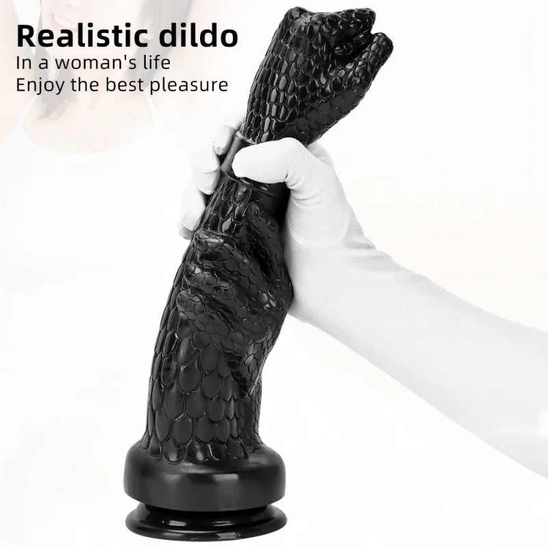 Huge Black Penis SM Realistic Fist Sexules Toy Health PVC Big Hand Arm Extreme Fisting Anal Plug Sex Toys for Women Adults Dildo