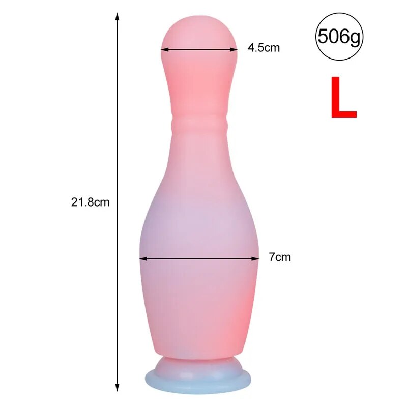 Silicone Huge Bowling Ball Butt Plug