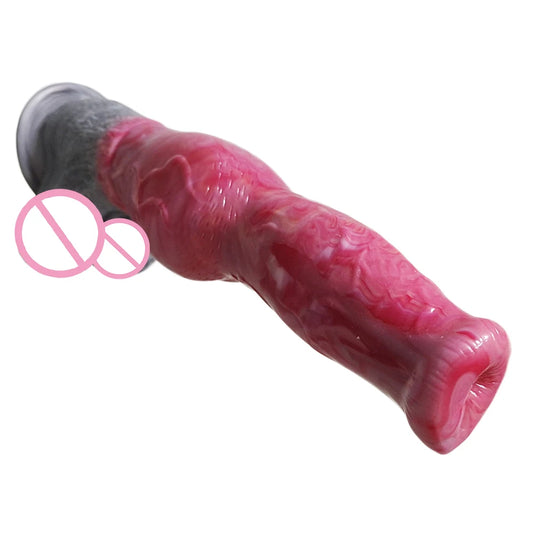 Huge Dildo Big Anal Plug Liquid Silicone Dildo Soft Realistic Animal Penis With Suction Cup G-spot Stimulator Sex Toys For Woman