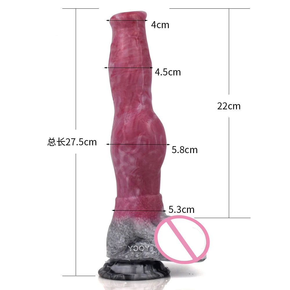 Huge Dildo Big Anal Plug Liquid Silicone Dildo Soft Realistic Animal Penis With Suction Cup G-spot Stimulator Sex Toys For Woman