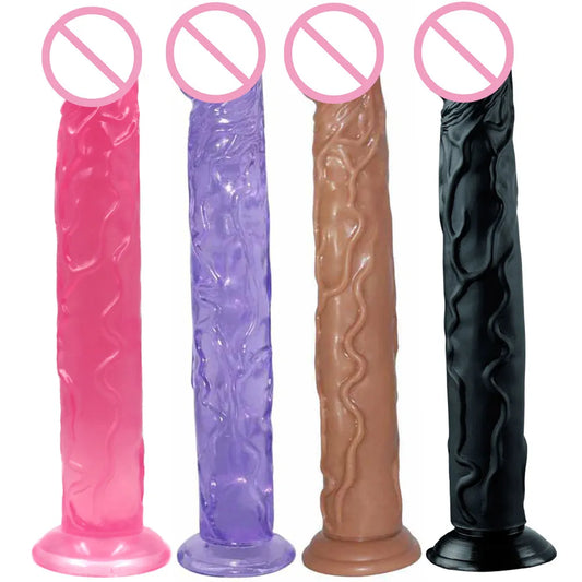 Huge Dildo Super Long Soft Realistic Penis Dick Dildo Female Masturbator Silicone Suction Cup Dildos for Women Xxl Dildo Strapon