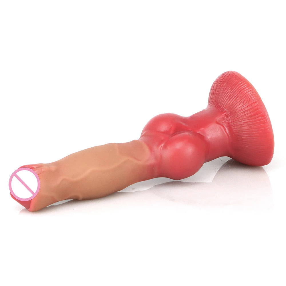 Huge Dog Dildos Women Sex Toys Silicone Fake Animal Penis S-XL Dog Dildo Realistic Wolf Knot Dick with Suction Cup 18+ Sex Toys