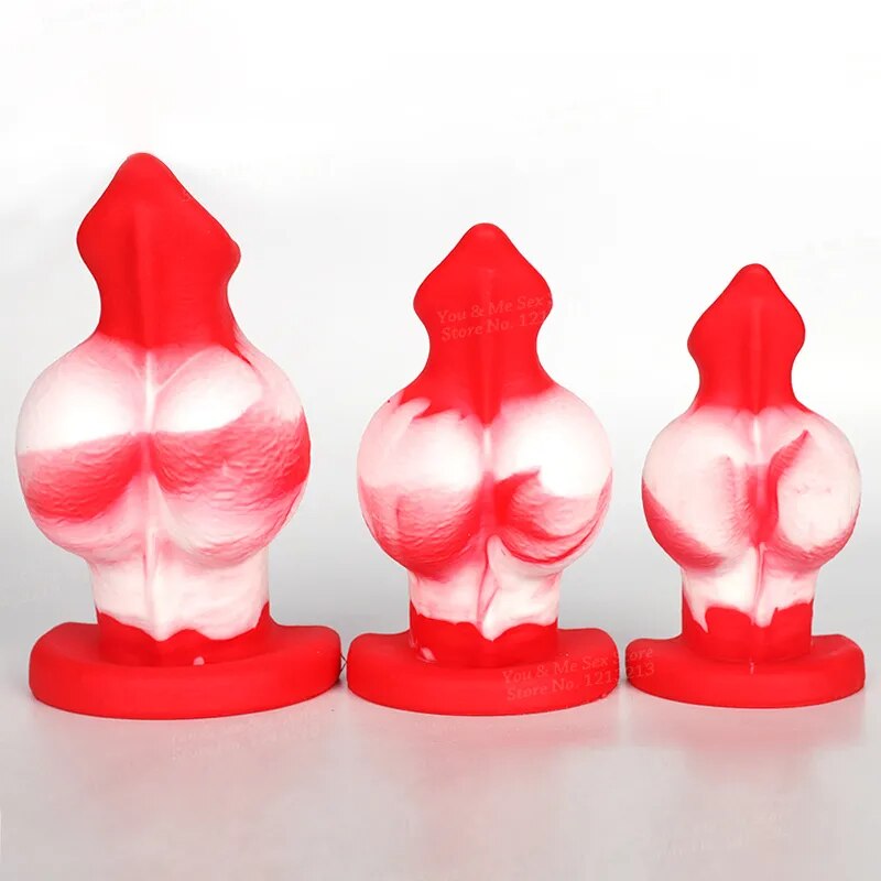 Huge Dog Knot Dildo Realistic Animal Fake Penis Anal Dilator Butt Plug GXLOCK Store Huge Dog Knot Dildo Realistic Animal Fake Penis Anal Dilator Butt Plug GXLOCK Store