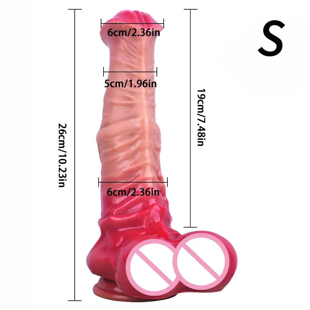 Huge Horse Dildo Realistic Penis Cock Female Masturbator Animal Dildos Fast Orgasm Giant Dildo Anal Toys Sex Toys for Women/Men