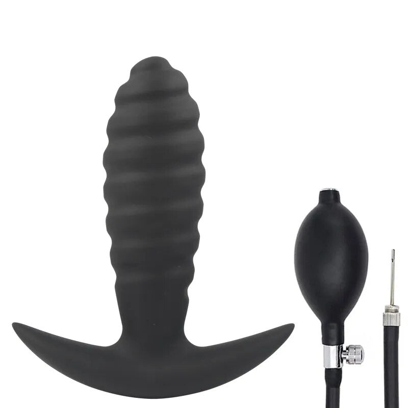 Huge Inflatable Anal Plug 15cm Long Butt Plug Ass Deep Stimulation Vagina Anus Expansion Erotic Anal Sex Toys For Men Women