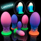 Huge Luminous Anal Plug Butt Plug Big Soft Anal Expansion Adult Toys Prostate Massage Anal Toy Silicone Buttplug Adult Toys