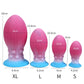 Huge Luminous Anal Plug Soft Egg Butt Plug Big 8cm Anal Dilator Prostate MassageSilicone Buttplug Adult Sex Toy Products