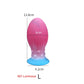 Huge Luminous Anal Plug Soft Egg Butt Plug Big 8cm Anal Dilator Prostate MassageSilicone Buttplug Adult Sex Toy Products