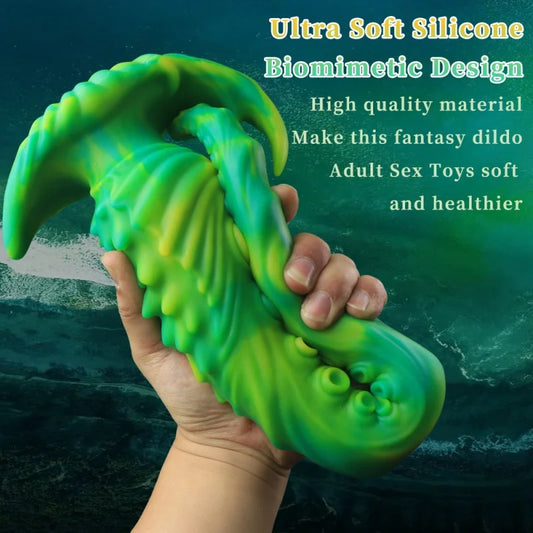 Huge Monster Tentacle Dildo Adult Toy Silicone Dragon Dildo For Men Women Big Anal Toys Thick Large Butt Plug for Deepest Sex