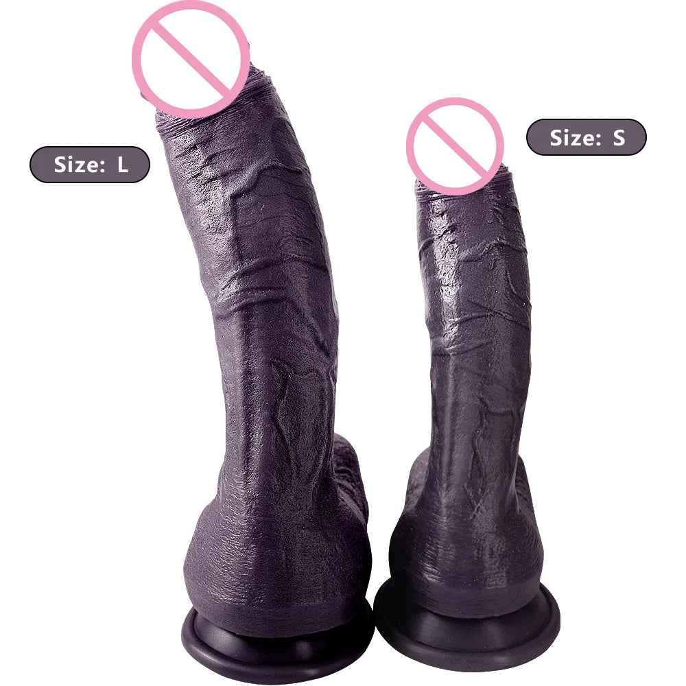 Huge Realistic Giant Long Dildo Soft Silicone Vaginal Masturbators Penis Erotic Toy for Women Suction Cup Thick Glans Dick