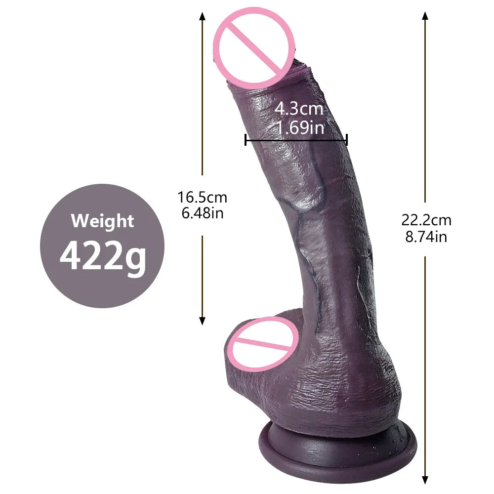 Huge Realistic Giant Long Dildo Soft Silicone Vaginal Masturbators Penis Erotic Toy for Women Suction Cup Thick Glans Dick