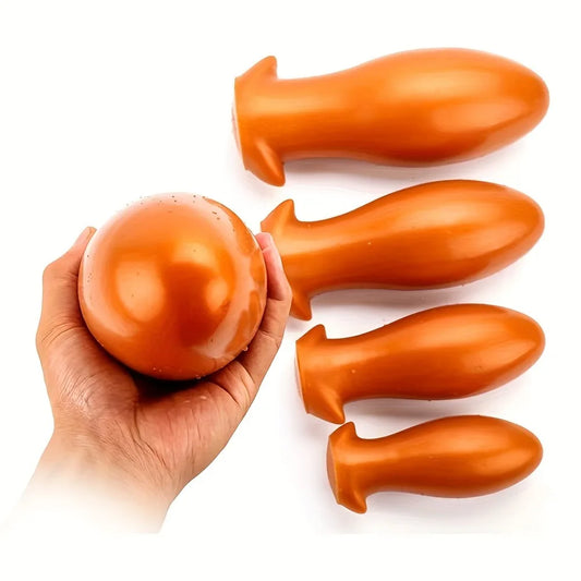 Huge Silicone Dragon Egg Anal Plug Sex Products Men's Prostate Massager Gay Couple SM Soft Butt Plug Anal Ball Vaginal Massage