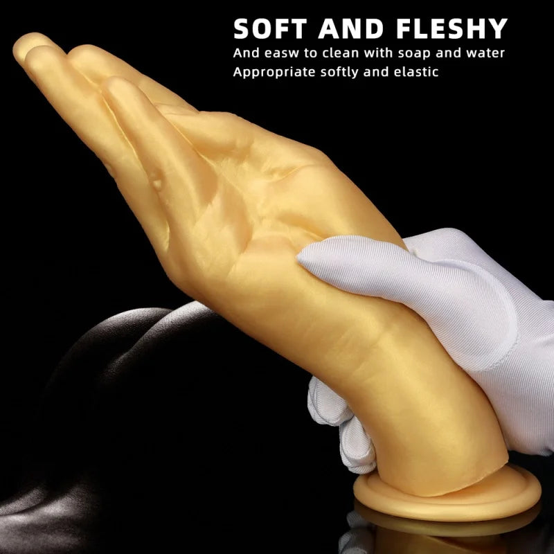 Huge Silicone Palm Anal Sex Toys Dildo Fisting Butt Plug Vaginal Anal Dilator G Spot Masturbator Adult Sex Toys For Men Women