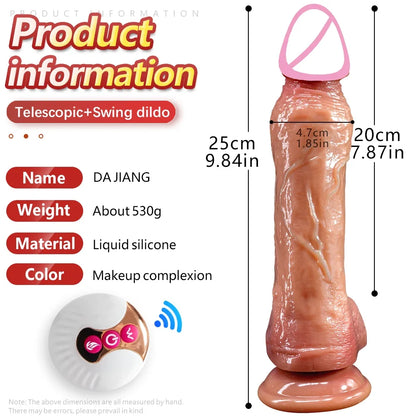 Huge Vibrator Dildos for Women Heating Thrusting Dildo Realistic Big Cock Sex Toys Artificial Rubber Penis Vibrators Adult Toys